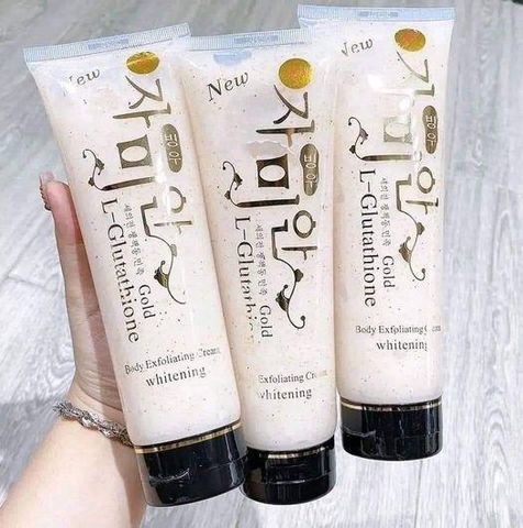 Gel Hạt Tẩy Tế Bào Chết Body L-Glutathione Gold Hàn Quốc 300g