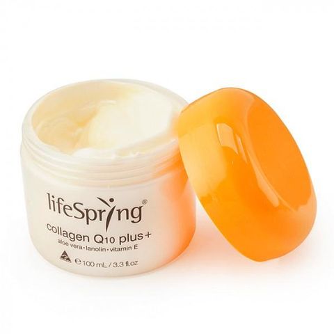 Kem Dưỡng Da Collagen Cq10 LifeSpring 100ml - Chống Lão Hóa, Cấp Ẩm, Nhai Thai Cừu, Giúp Da Mịn Màng, Đàn Hồi
