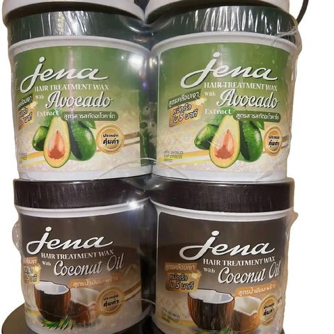 Kem ủ tóc Jena Hair Treatment Wax 500ml - Chiết xuất Dầu Dừa và Bơ - Phục hồi và Dưỡng tóc mềm mượt, tự nhiên