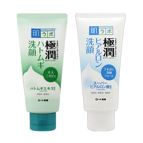 Sữa Rửa Mặt Hada Labo Gokujyun  Face Wash 100g - Hỗ Trợ Da Nhờn Mụn