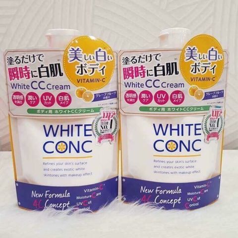 Sữa hỗ trợ dưỡng thể White Conc White CC Cream 200g