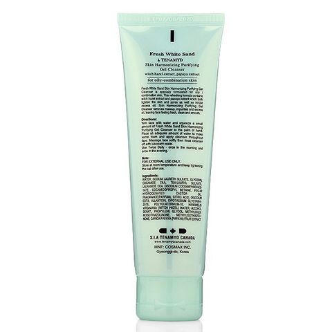 Sữa rửa mặt Tenamyd Fresh White Sand Skin Harmonizing Purifying Gel Cleanser 120g