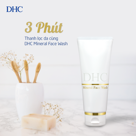 Sữa rửa mặt DHC Mineral Face Wash - khoáng chất DHC Mineral Face Wash 100g