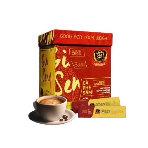Cà phê sâm Ginseng Coffee - Hỗ trợ hạn chế hấp thu chất béo sau bữa ăn