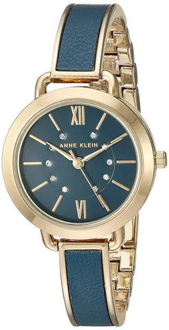 Đồng hồ Anne Klein Women's AK/2436BLGB Gold-Tone and Blue 30mm