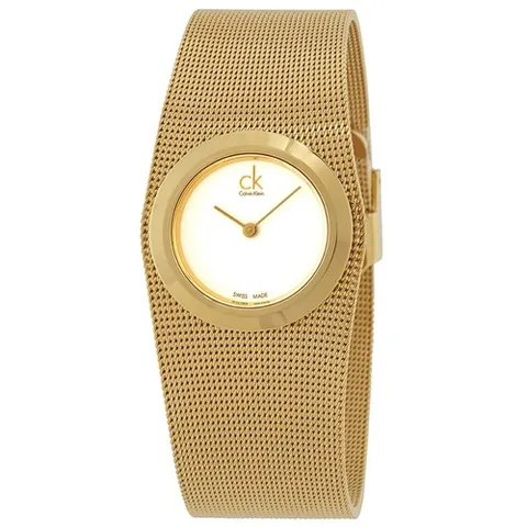 Đồng hồ nữ Calvin Klein CK K3T23526 Gold Tone Mesh