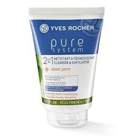 Sữa Rửa Mặt Yves Rocher Pure System Daily Exfoliating Cleanser 125ml