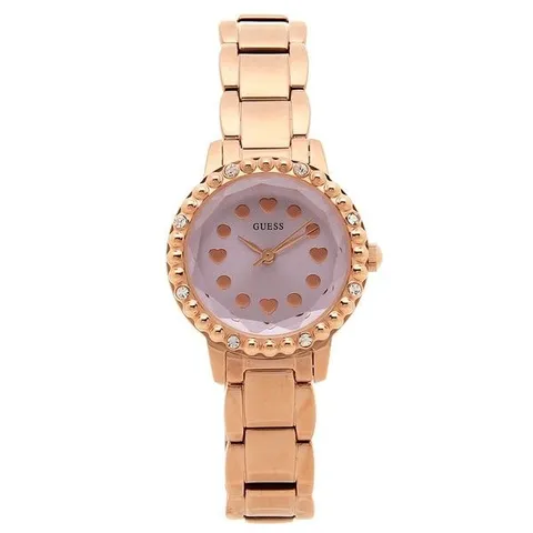 Đồng hồ nữ Guess U0907L3 mặt khảm trai màu rose gold