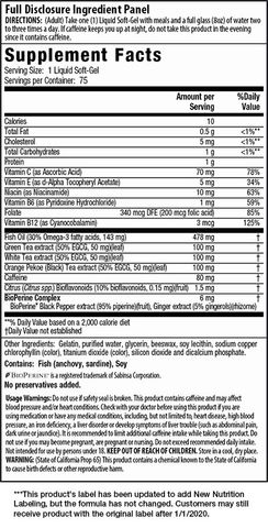 Viên uống hỗ trợ giảm cân Triple tea fat burner lọ 75 viên