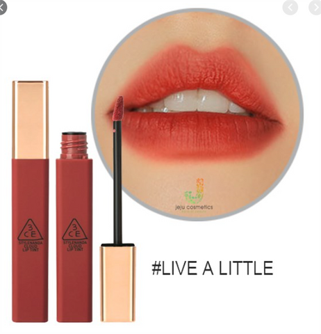 Son Kem - Son 3Ce Velvet Lip Tint - Live A Little (Đỏ Đất)