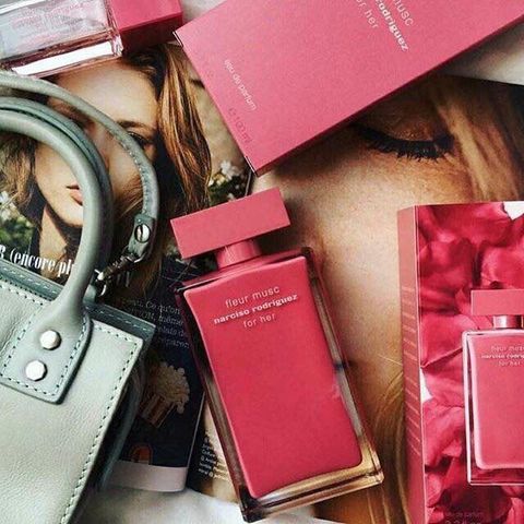 Nước hoa nữ Narciso Fleur Musc 100ml và lọ chiết 10ml - Hương hoa hồng quyến rũ, sang trọng và nữ tính từ Narciso Rodriguez