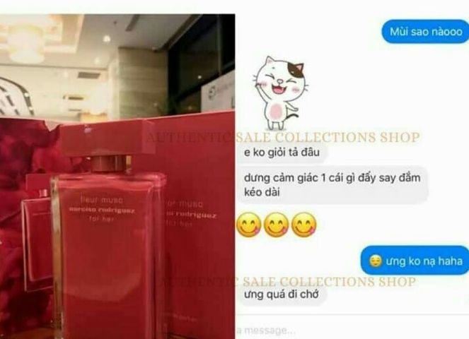 Nước hoa nữ Narciso Fleur Musc 100ml và lọ chiết 10ml - Hương hoa hồng quyến rũ, sang trọng và nữ tính từ Narciso Rodriguez