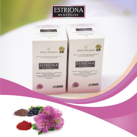 Viên Uống Estriona Hỗ Trợ Mãn Kinh - Giảm Dấu Hiệu Tuổi Tác và Tăng Cường Sức Khỏe Đối Với Phụ Nữ 60 Viên Hỗ Trợ Trẻ Hóa Da