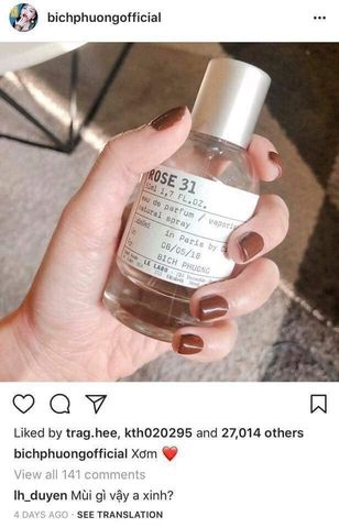 Nước hoa Rose 31 Le Labo 10ml & 100ml - Hương hoa hồng quyến rũ, thanh lịch cho cả nam và nữ, món quà lý tưởng cho tín đồ yêu thích sự sang trọng.