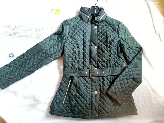 Áo khoác Michael Kors Belted coat canh sale sâu