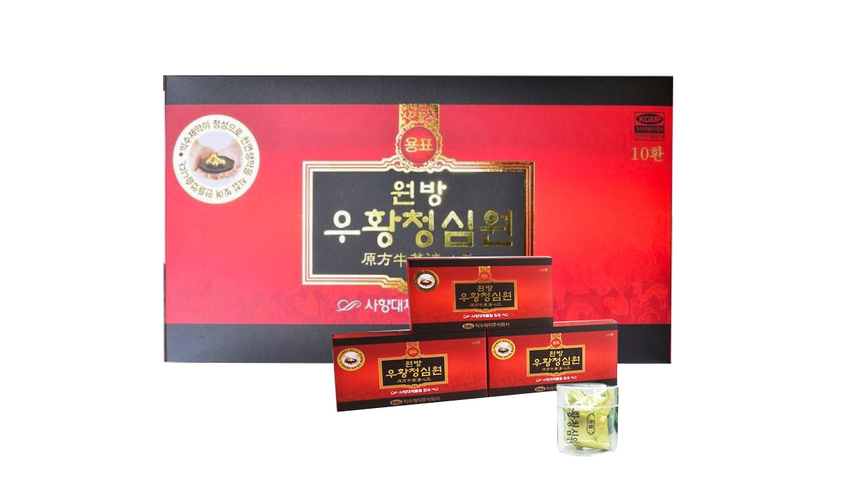 Viên uống An Cung Ngưu Hoàng IKSU đỏ - Hỗ trợ sức khỏe tim mạch, giảm căng thẳng - 10 viên/hộp, hàng chuẩn chất lượng