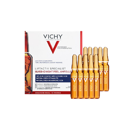 Tinh chất Vichy giảm thâm nám làm sáng da ban đêm Glyco C 2ml 10 Ống