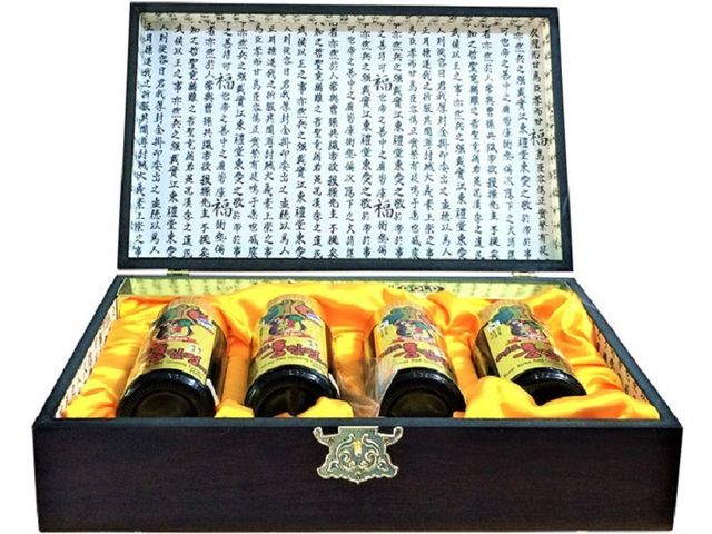 Cao Hồng Sâm Hộp Gỗ Đen Cao Cấp Hàn Quốc - Hỗ Trợ Sức Khỏe, 4 Lọ X 250g, Tăng Cường Miễn Dịch, Phục Hồi Năng Lượng