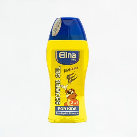 Tắm gội trẻ em Elina Med Shower Gel Wellness For Kids Duschgel Shampoo