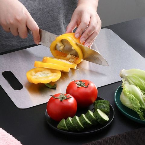 Thớt inox 304 size lớn 24x34cm kháng khuẩn