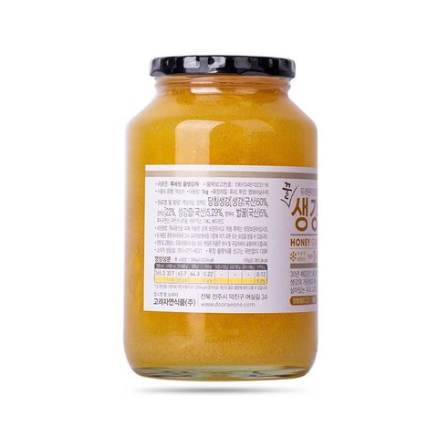 Trà Mật Ong Gừng Dooreawon Hàn Quốc 1kg - Thảo Mộc Tăng Cường Sức Khỏe, Giải Quyết Vấn Đề Da Dẻ, Hương Vị Ngọt Ngào Từ Gừng Tươi