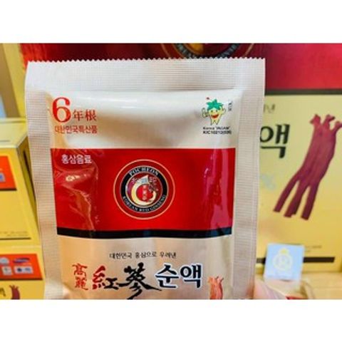 Tinh Chất Nước Hồng Sâm Pocheon Cao Ly Hàn Quốc 80ml x 30 Gói - Bổ Sung Năng Lượng, Hỗ Trợ Khỏe Mạnh, Quà Tặng Ý Nghĩa