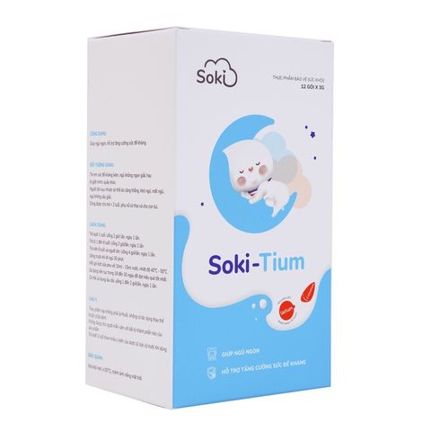 Soki Tium giúp con ngủ ngon sâu giấc