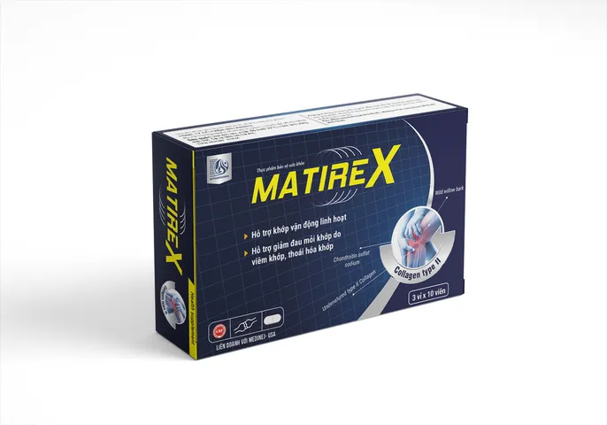 Matirex Giải pháp hỗ trợ các vấn đề về xương khớp