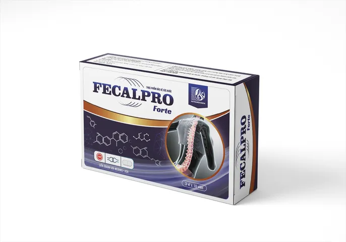 Fecalpro Forte viên bổ hỗ trợ tái  tạo hệ xương khỏe mạnh