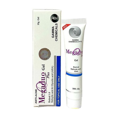 Gel Megaduo Plus 15g - Hỗ trợ giảm mụn ẩn, thâm da và dưỡng ẩm, chứa Salicylic Acid cho làn da khỏe mạnh và trắng sáng.