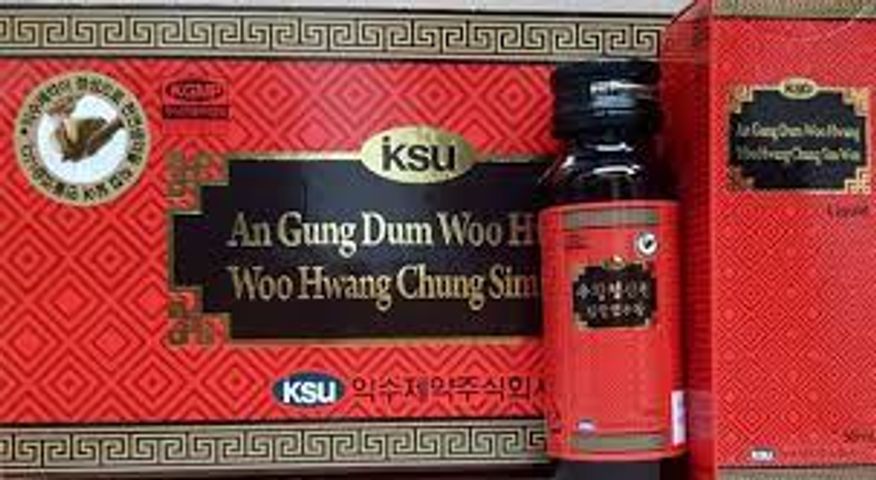 An Cung Ngưu Hoàng Hoàn IKSU Hàn Quốc hộp 10 chai x 50ml