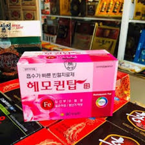 Viên Uống Bổ Sung Sắt Hemoqueen Top Hàn Quốc - Giúp Ngừa Thiếu Máu, Tăng Cường Sức Khỏe Cho Phụ Nữ Mang Thai và Đang Nuôi Con