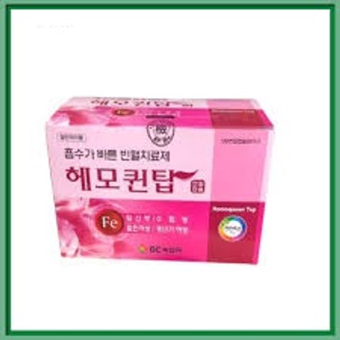 Viên Uống Bổ Sung Sắt Hemoqueen Top Hàn Quốc - Giúp Ngừa Thiếu Máu, Tăng Cường Sức Khỏe Cho Phụ Nữ Mang Thai và Đang Nuôi Con
