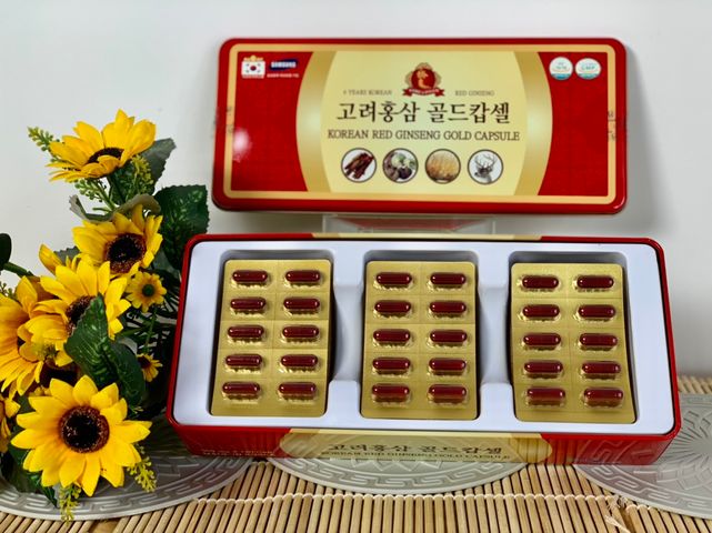 Viên Hồng Sâm Đông Trùng Hạ Thảo Korea Insam - Tăng Cường Sinh Lực, Giảm Mệt Mỏi, Bổ Sung Sức Khỏe 120 Viên Hỗ Trợ Giấc Ngủ