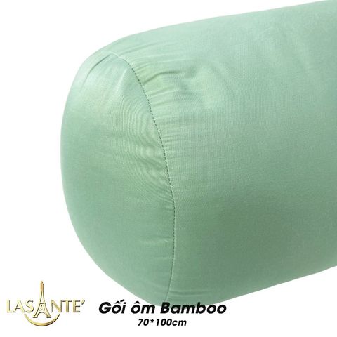 Ruột Gối Ôm Bamboo Luxury 70x100cm - Gối Cao Cấp Chính Hãng Lasante, Thoáng Mát, Kháng Khuẩn, Dễ Dàng Vệ Sinh
