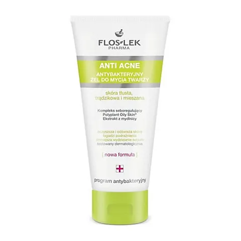 Gel rửa mặt ngừa mụn Floslek Antibacterial Face Cleansing Gel