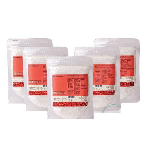 Combo 5 Mặt Nạ Bột Đậu Đỏ Dưỡng Da Milaganics 100gr X 5 Túi