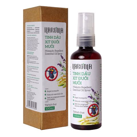 Bình Xịt Đuổi Muỗi, Côn Trùng, Kháng Khuẩn, Khử Mùi Karoma 100ml