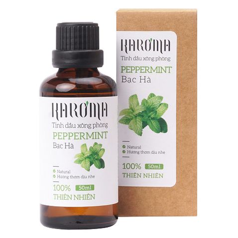 Tinh Dầu Xông Phòng Bạc Hà Peppermint Essential Oil Karoma 50ml