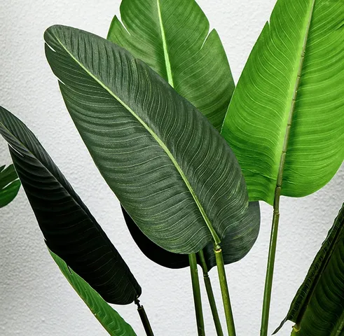 Cây giả trang trí trong nhà, cây chuối 120cm