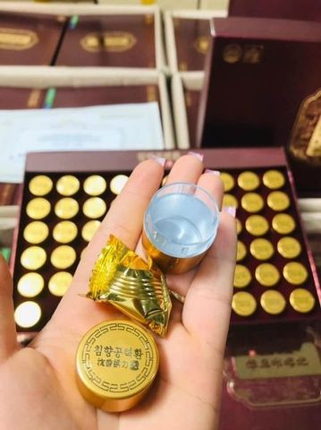 An cung ngưu hoàng trầm hương hộp 60 viên
