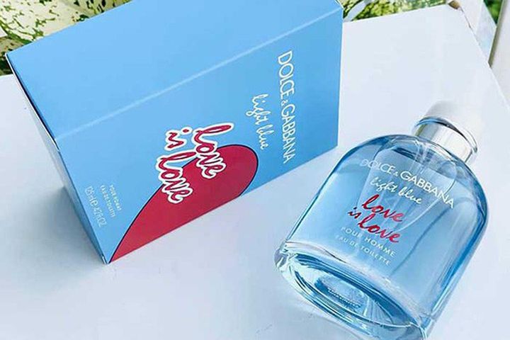Nước hoa nam DG light blue Love is love tươi mát