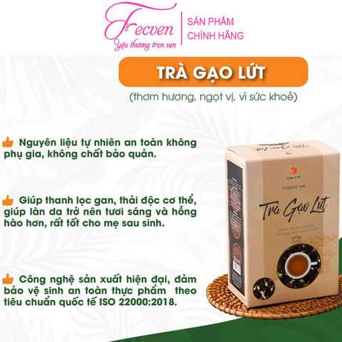 Trà Gạo Lứt Quê Việt Giúp Giải Nhiệt, Thanh Lọc Cơ Thể, Fecven
