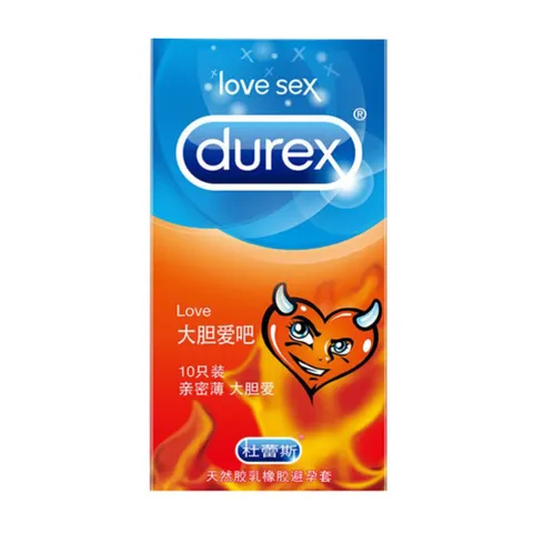 Bao cao su Durex Love siêu mỏng hương vani hộp 10 cái