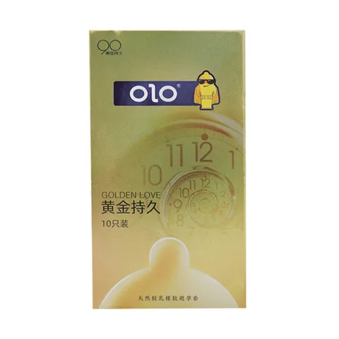 Bao cao su Olo 001 Gold siêu mỏng hộp 10 cái