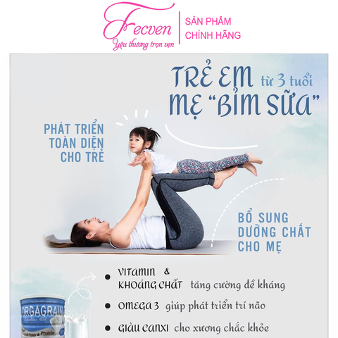 Sữa hạt Orgagrain 36 Loại Hạt Thuần Chay, Giàu Vitamin, Fecven