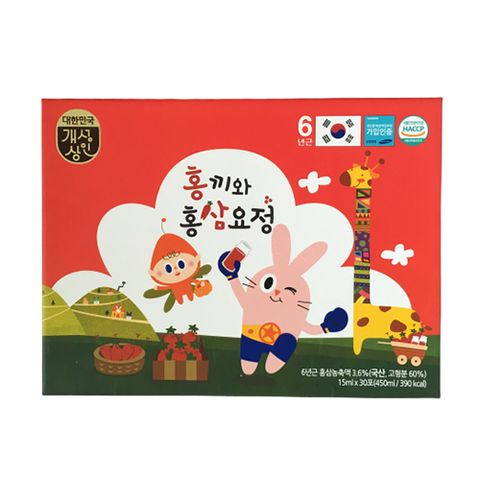 Hồng sâm Hongki Nonghyup cao cấp cho trẻ hộp 30 gói x 15ml