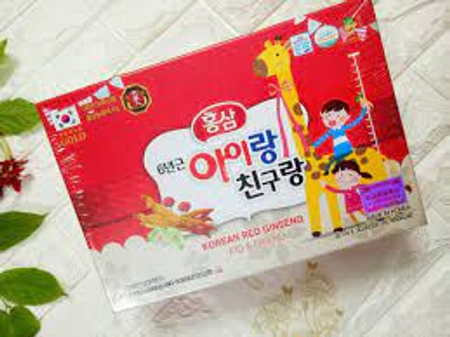 Nước Hồng Sâm Hươu Cao Cổ Cho Trẻ - Bio Hàn Quốc, Bổ Sung Canxi, Hương Hoa Quả Nguyên Chất, Hỗ Trợ Tăng Cường Miễn Dịch, 30 Gói x 20ml