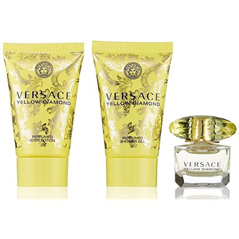 Set nước hoa nữ mini versace yellow diamond gel tắm lotion