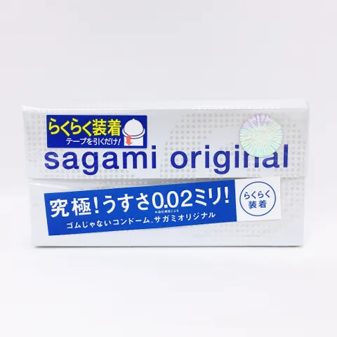 Bao Cao Su Siêu Mỏng Sagami Original 0.02 Quick 6s Che Tên SP